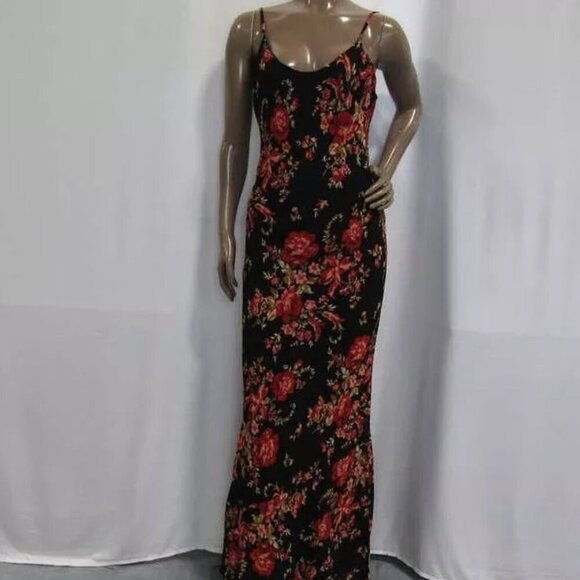 NEW REFORMATION Women's Parma Dress Admire Black/Red - Picture 4 of 9